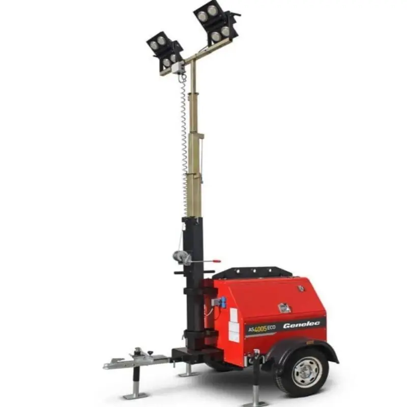 Arriendo de Torre de Iluminación Led 350 w. Himoinsa modelo AS4005 Eco M5 en SK Rental con cobertura
