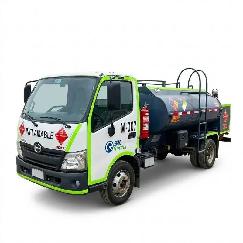 Arriendo de Camión Petroleador 5 m3 HINO modelo XZU 8.5 en SK Rental con cobertura nacional.