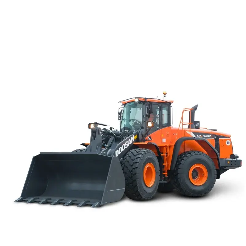 Arriendo de Cargador Frontal 5 m3 Doosan modelo DL420 en SK Rental con cobertura nacional.