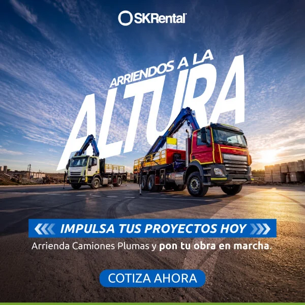 Arriendo Camiones Pluma SK Rental